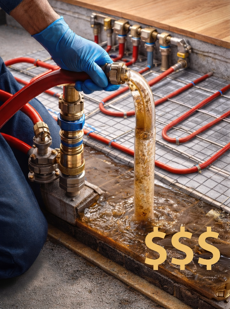 hombre haciendo mantenimiento